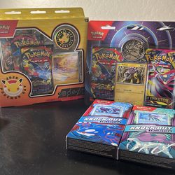 30th anniversary blister, Raikou blister, Kyogre and Suicune knockout bundles