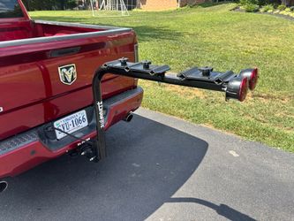 Heavy-Duty Draw-Tite 5-Bike Hitch Platform Rack (With Plug-In Light Kit)