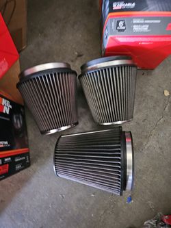 K&N Air Filters USED AND DIRTY