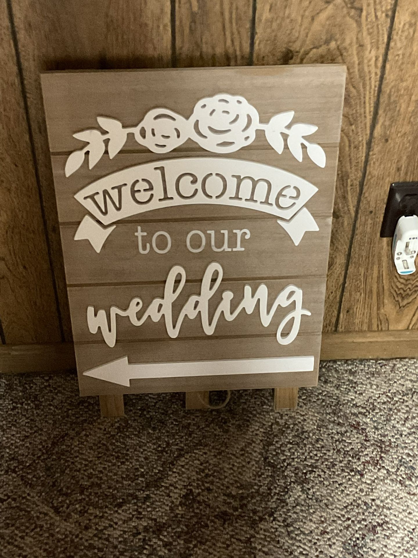 Welcome To Our Wedding Sign