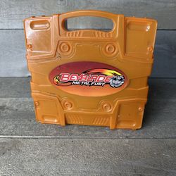 Beyblade Metal Fury Orange Hard Carrying Case Hasbro 2010