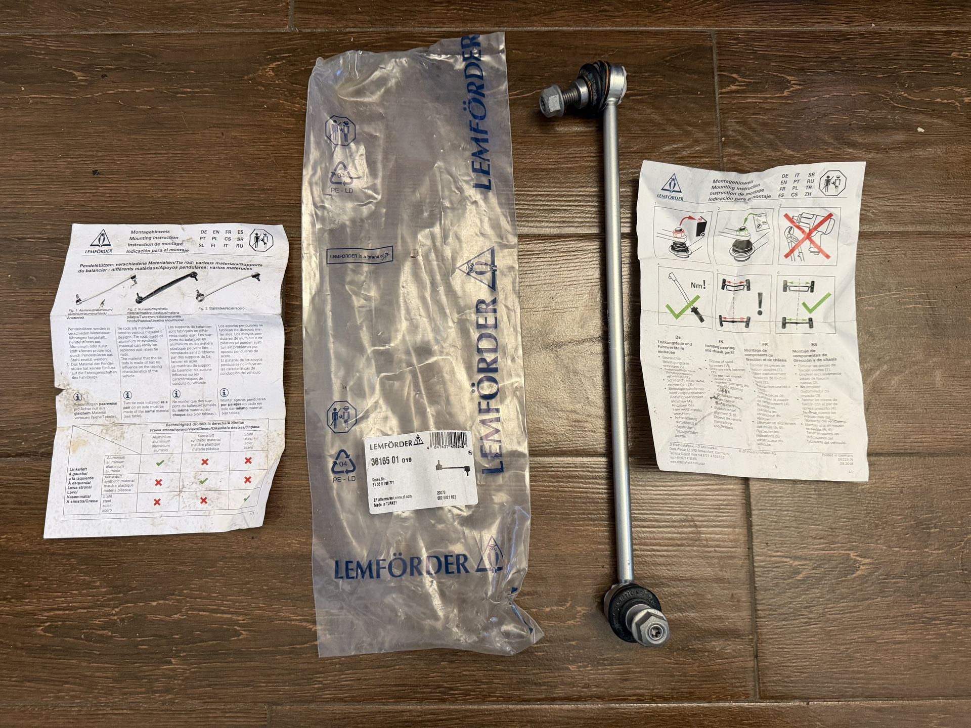 BMW Lemforder Sway Bar Link - (contact info removed)