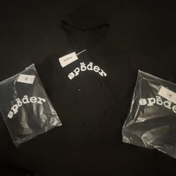 Sp5der VVS Rhinestone Hoodie Size S-M-L