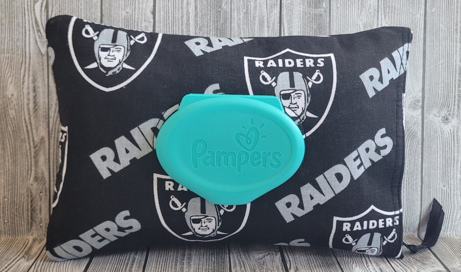 Raiders Pampers Wipes Cover 