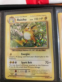 Pokemon Card raichu