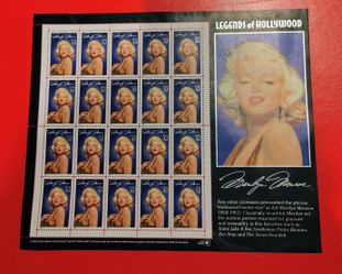 Rare Vintage Stamp Collection – Elvis Presley & Marilyn Monroe + 1972 Classic Hollywood Set