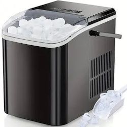 NEW Counter Top Ice Maker, Black With Scoop