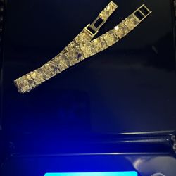 14k Gold Nugget Bracelet 21.2g
