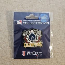 World Series 2024 Champions Pin Dodgers