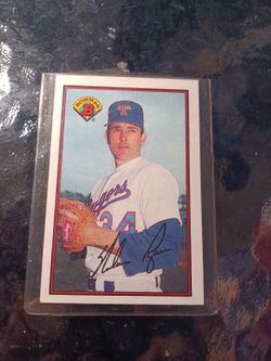 Nolan ryan 1998 Bowman Texas Rangers card #225