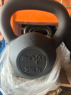 Cast Iron  Kettle Bell 20  Lbs