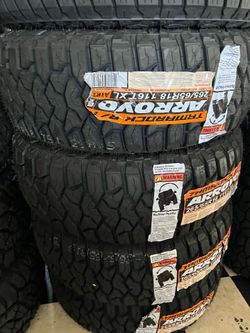265/65/18 vendo set de llantas nuevas arroyo rt