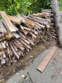 Free wood  ,you need  a big truck