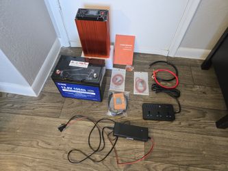 12.8V 100Ah LiFePO4 Battery And 2000w Pure Sine Wave Inverter