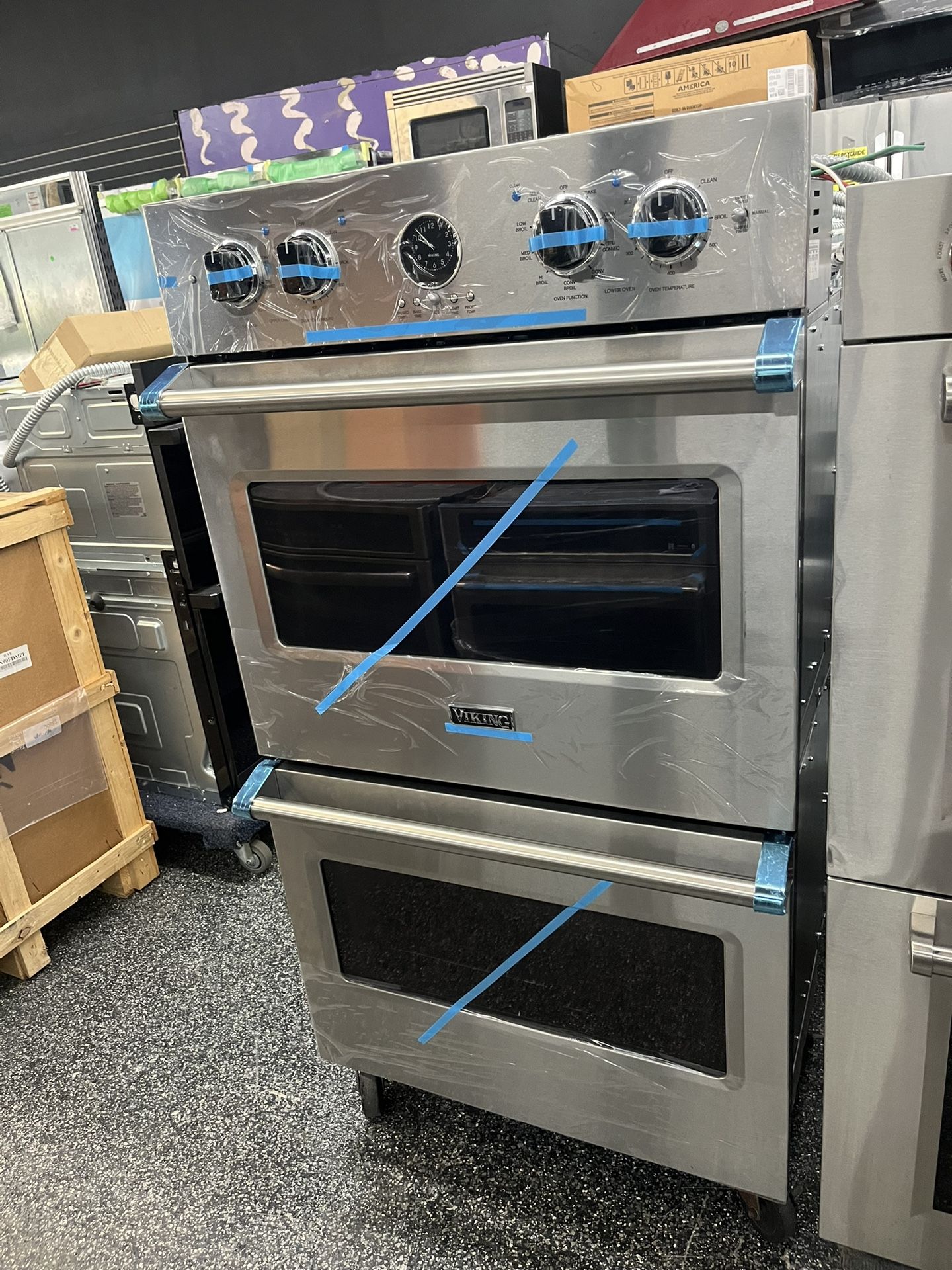 Viking 5 Stainless Steel Premiere 30” Double Oven Electric