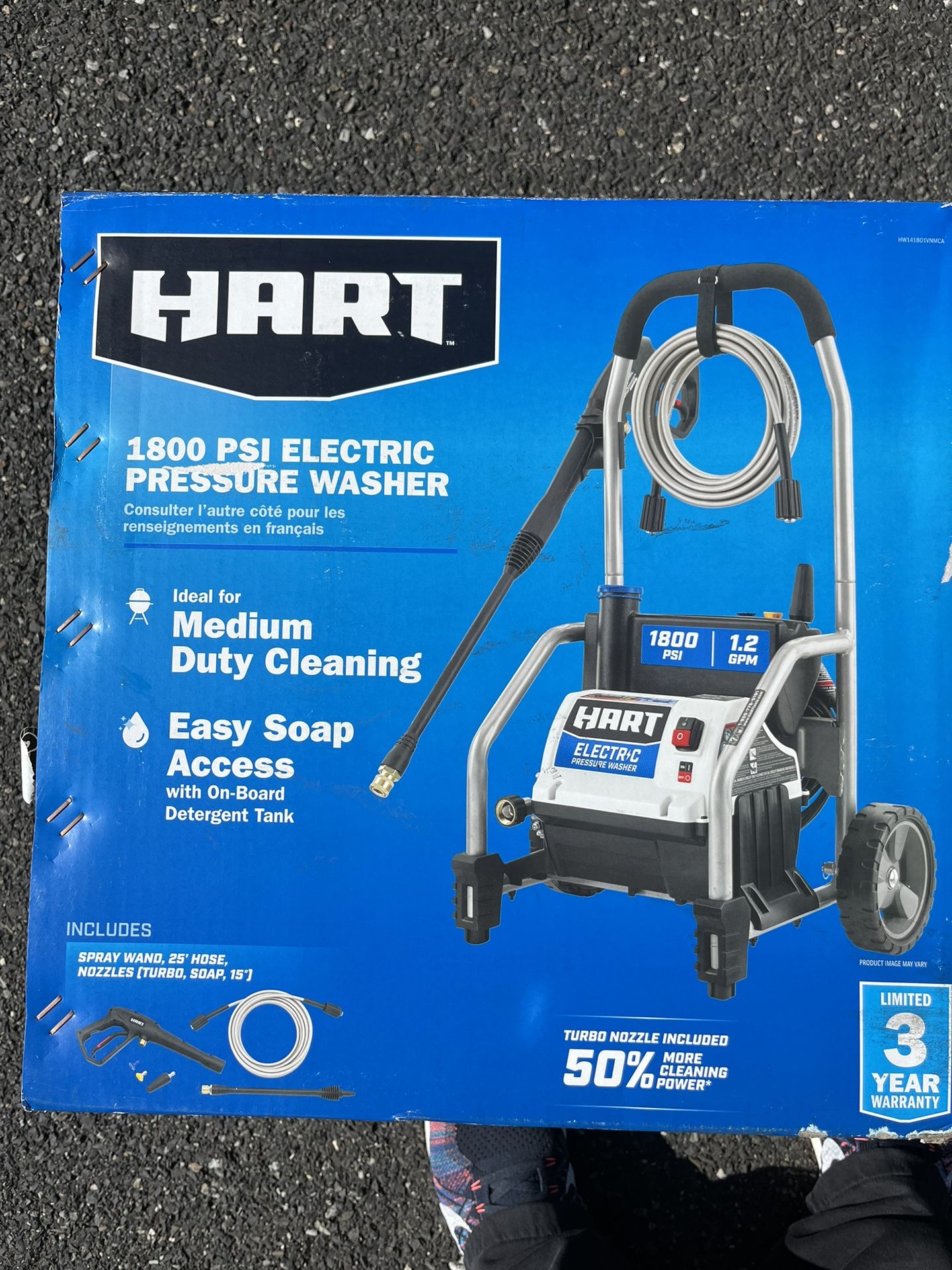Brand New 1800psi Electric Plug In Power Washer