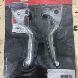 KURYAKYN #1057 HARLEY DAVIDSON CHROME BOSS BLADE LEVERS