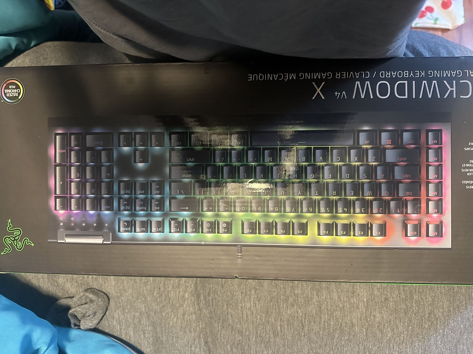 RAZED Black window V4 X Gaming Keyboard