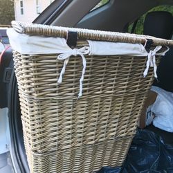 Wicker  Laundry Basket 