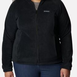 Columbia Women's Benton Springs™ Full Zip Fleece Jacket Size 1X NEW MSRP $65
