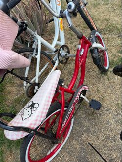 Bicicleta de hello kitty