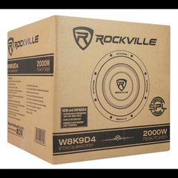 Rockville W8K9D4 8" Inch 2000w Peak 