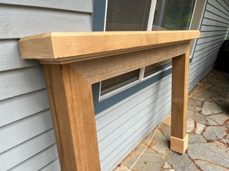 Cedar Fireplace Surround