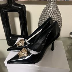 Christmas 🎄 Sale Black Heeled Pumps