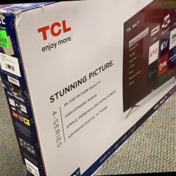 TCL 55S433 55Class 4K Ultra HD Roku Smart TV