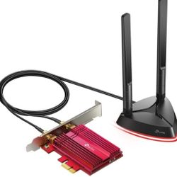 TP-Link WiFi 6 AX3000 PCIe WiFi Card (Archer TX3000E), Up to 2400Mbps, Bluetooth 5.3, 802.11AX Dual Band Wireless Adapter with MU-MIMO