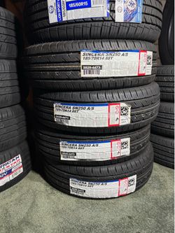 185/70R14 Falken HT 4 NEW TIRES INSTALLED AND BALANCED INCLUDED
