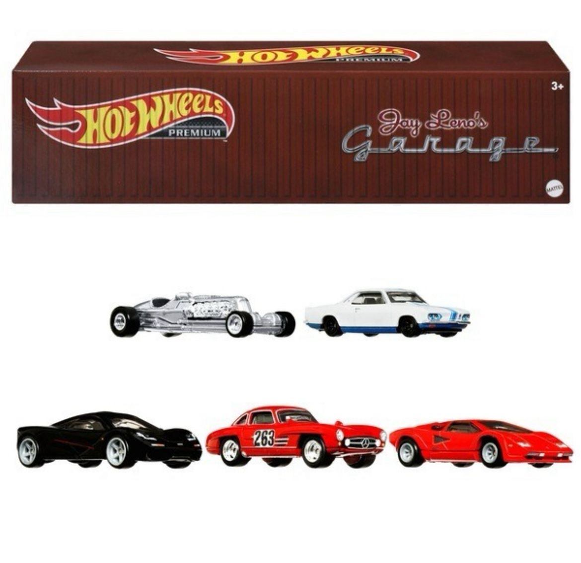 Hotwheels 1/64 🇨🇵 Premium Car Culture Jay Leno's Garage Container set 5/5 - Jeux & Jouets