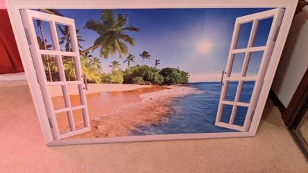 Beach painting picture artwork art