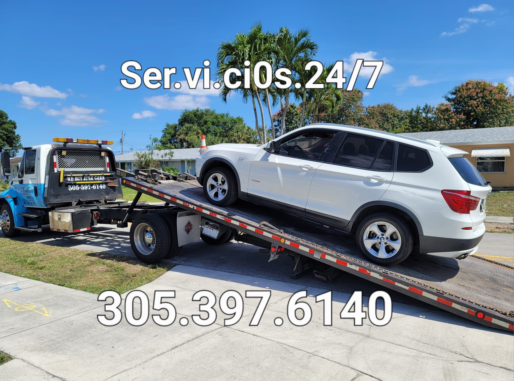 Flatbed Tow Truck đ€