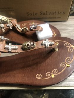 Sandals, Sole Salvation. 6.5. New In Box! 