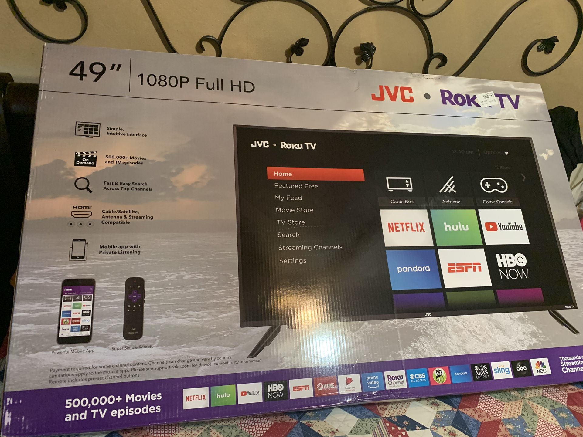 49” JVC Roku TV