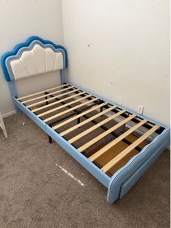 Girls twin led bed