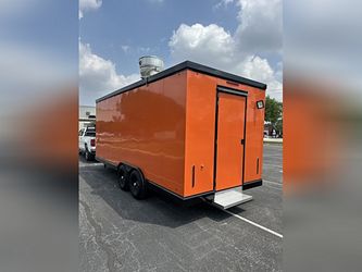 2025 Nurman Food Truck Trailer 8x20 Orange