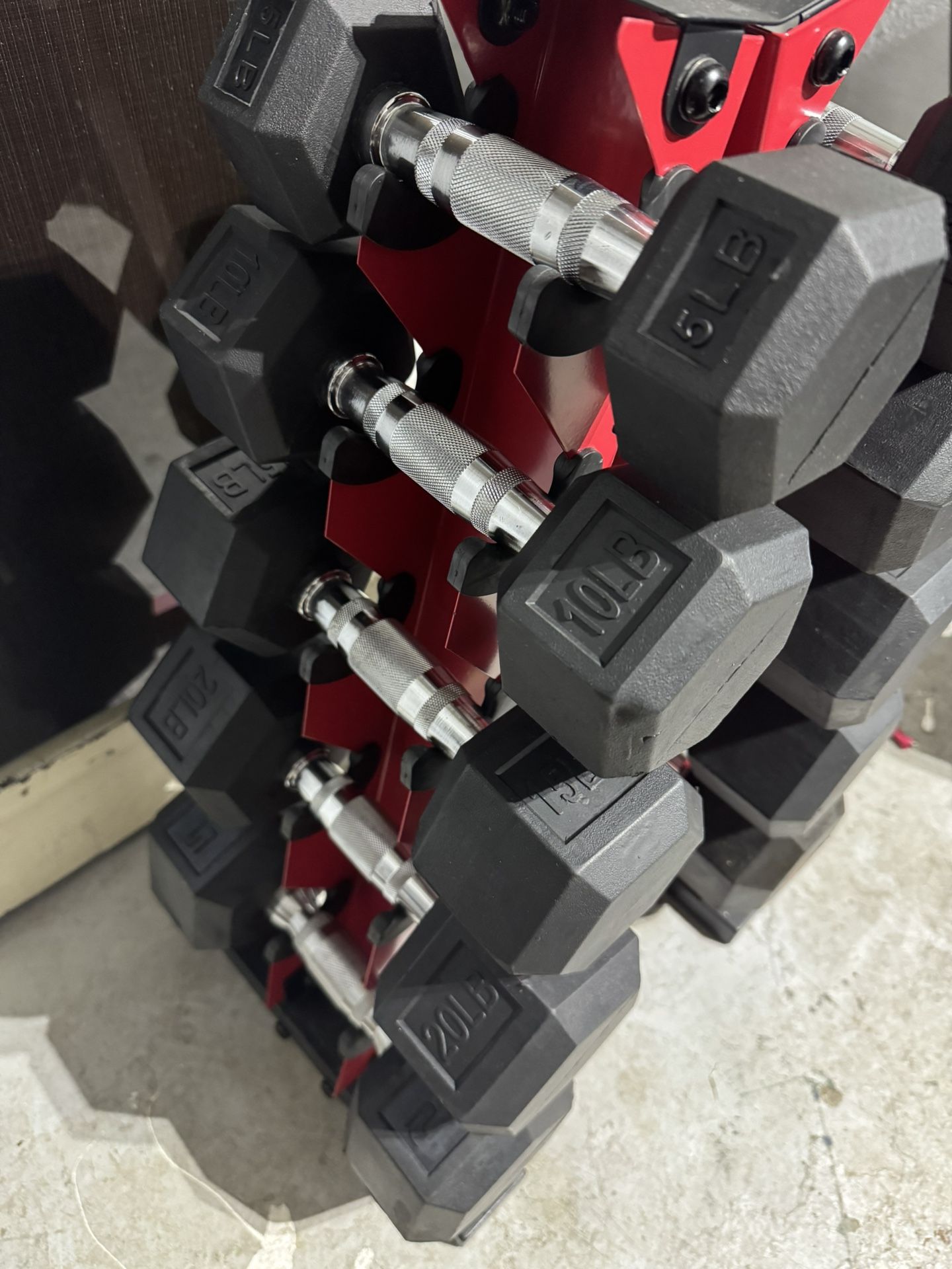 Dumbbell Set W/Rack