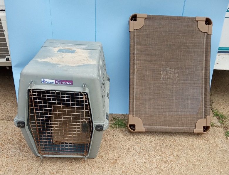 Dog Bed And Crate