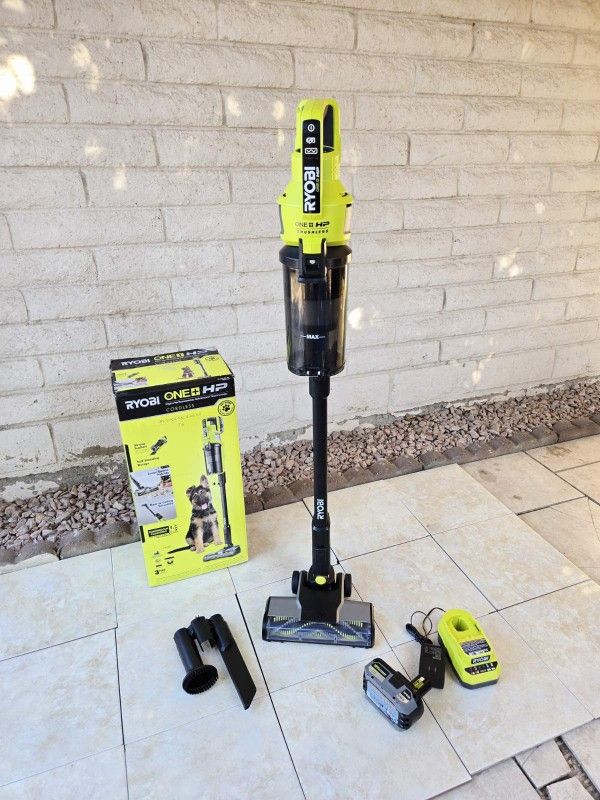 RYOBI 18V HP Brushless Stick Vacuum Cleaner KIT
