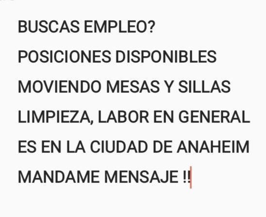¡TRABAJO!!