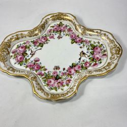 Vintage porcelain vanity tray