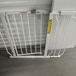 White Metal Gate