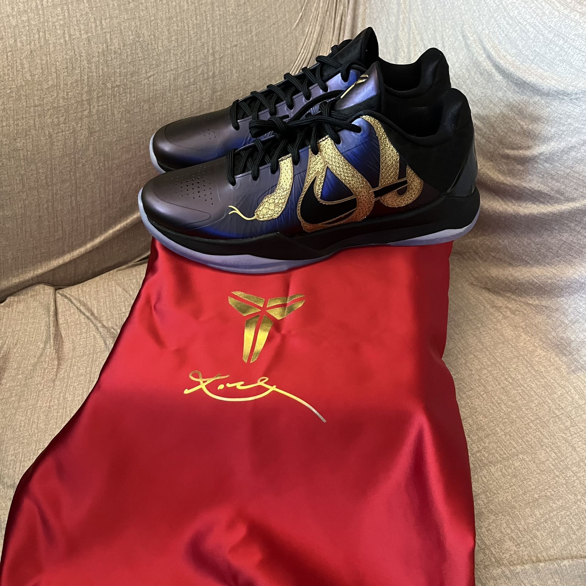 Nike Kobe Protro Year Of The Mamba Snake Eggplant New Size 11