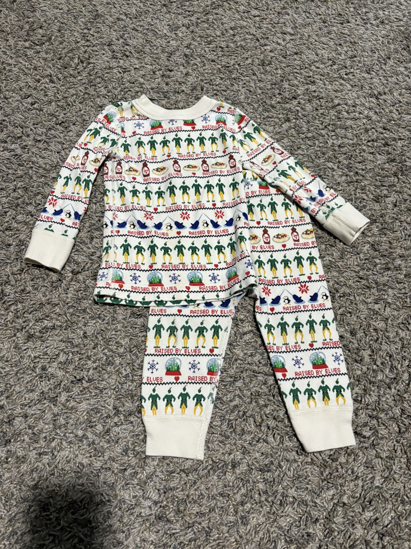 2T Hanna Andersson Elf Pajamas