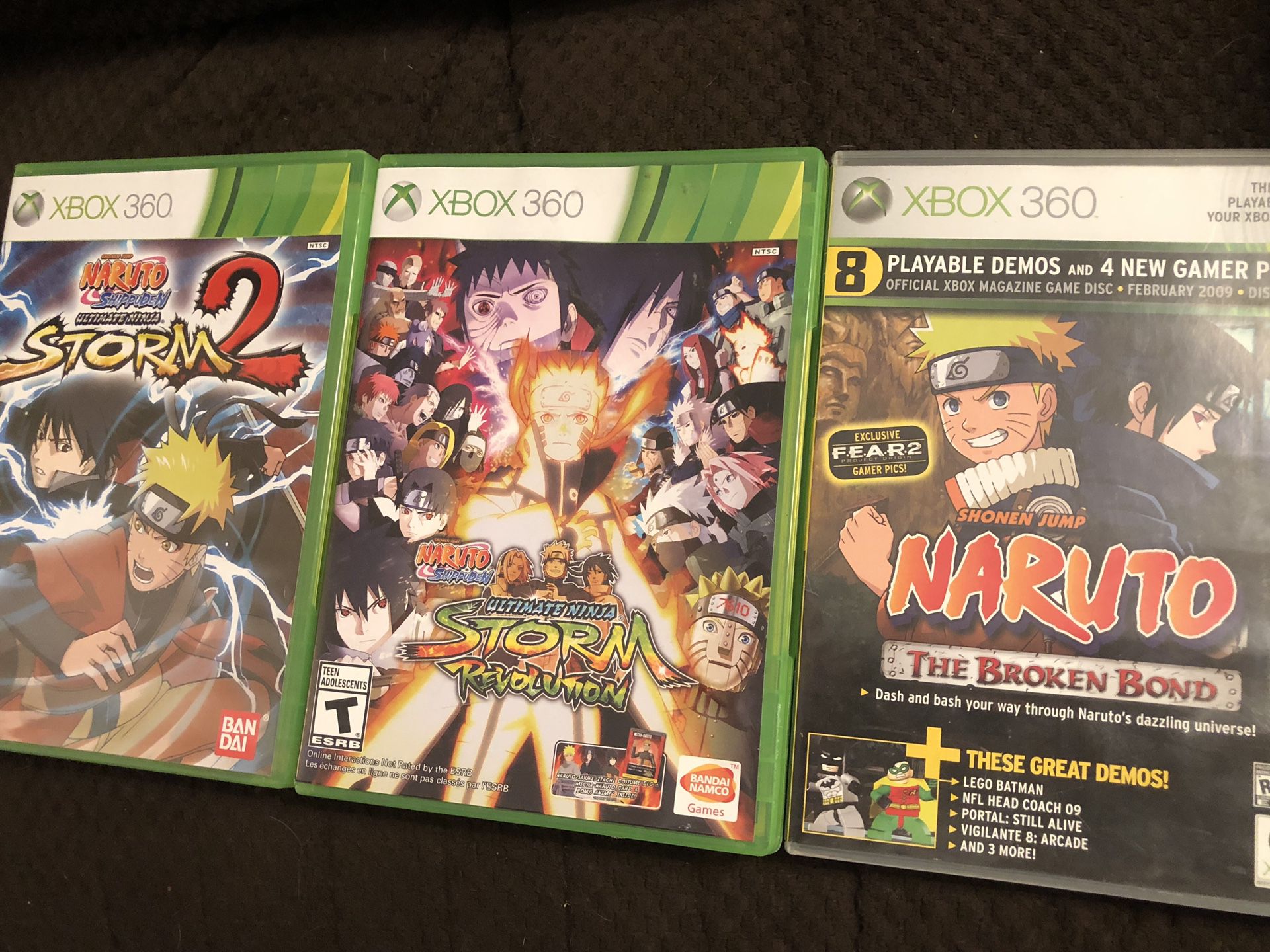 Naruto Xbox 360 Video Game Lot Of 3 For Sale In Monroe Wa Offerup