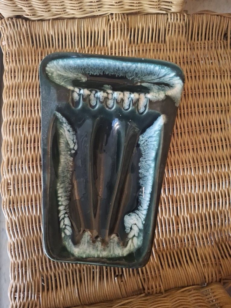 Green Color Ashtray