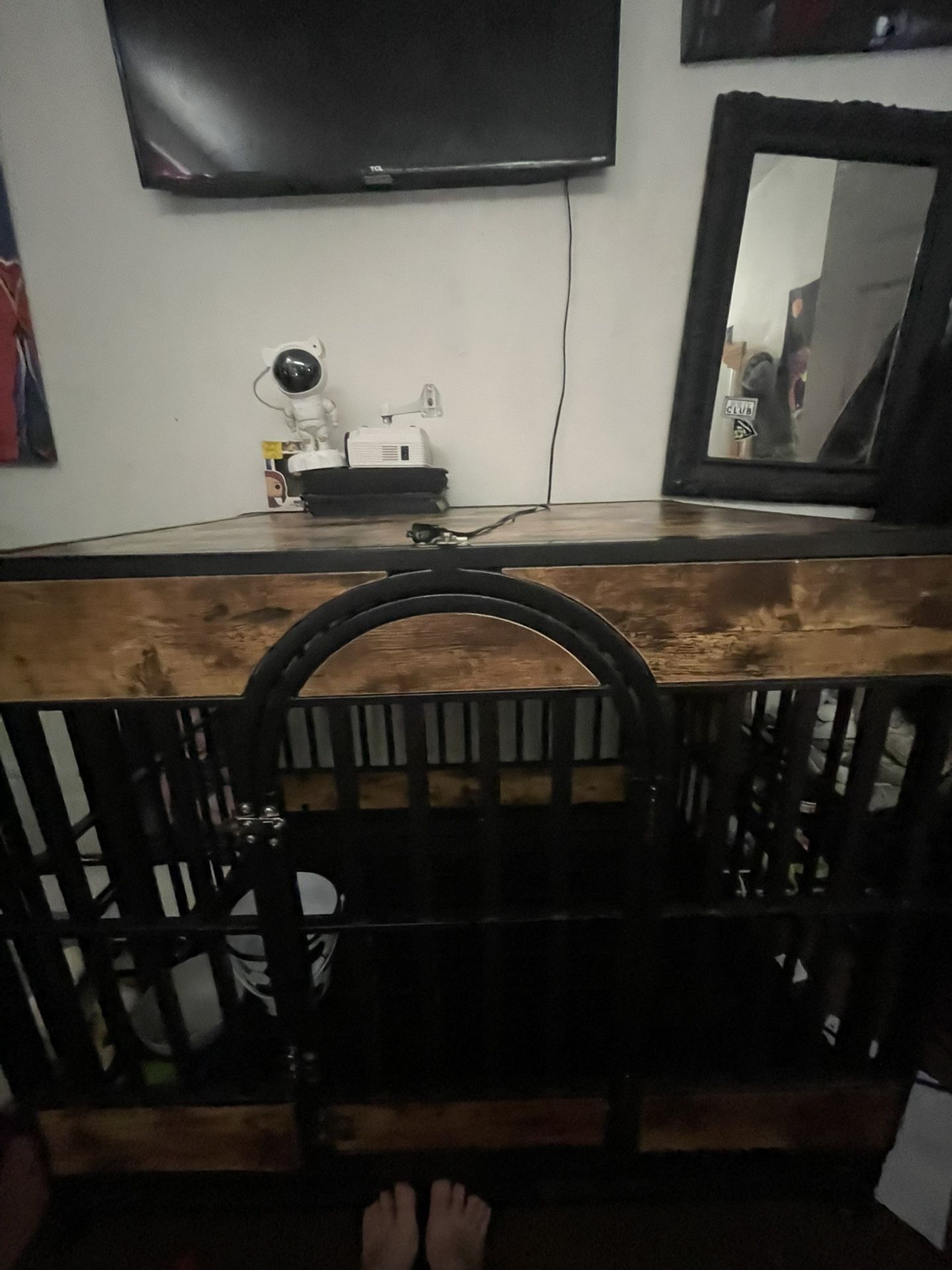 Xxl Sturdy Stainless Steel Dog Kennel