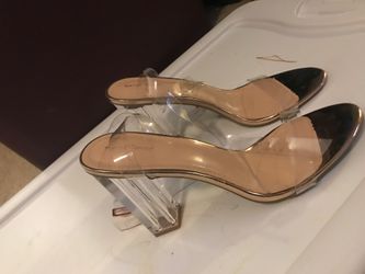 Clear Heels ! Size 11